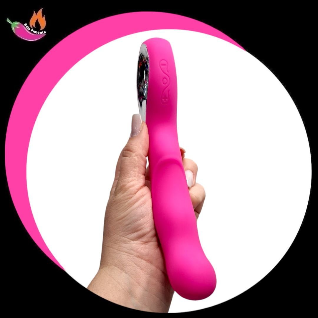 Vibrador Ponto G Angel com Alça Rosa - Imagem 5