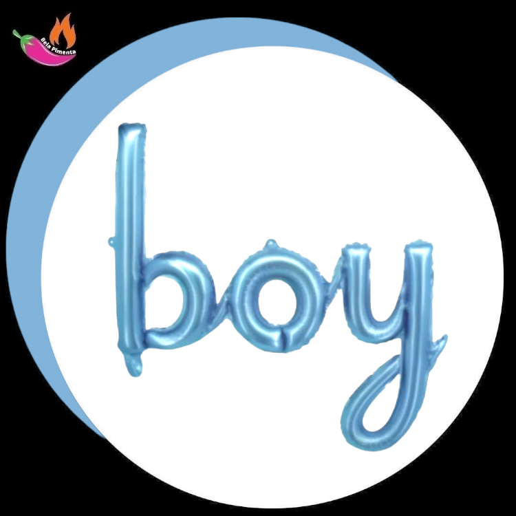 Balão Boy Azul 82x52cm
