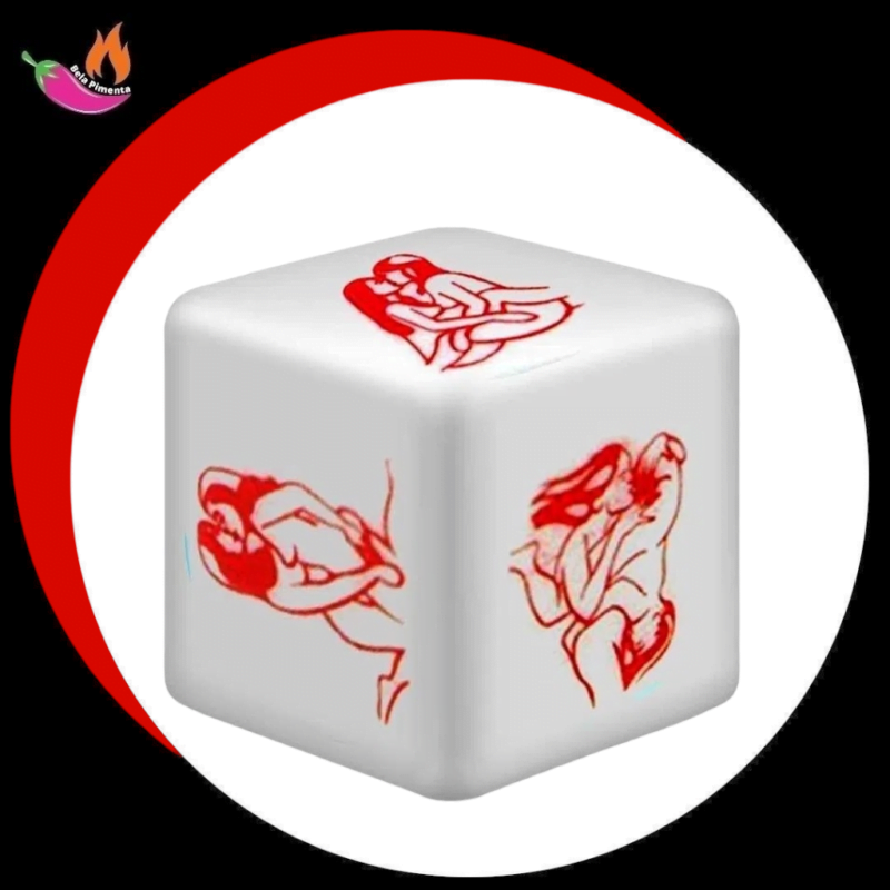 Dado Cubo Posicoes Jogo do Prazer MulherxMulher