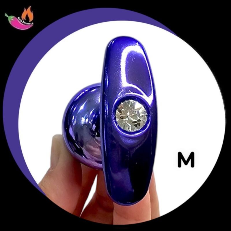 Plug Anal Metal Anatomico M Lilas
