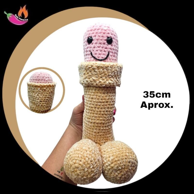 Pelucia Belão Rosa - 35cm
