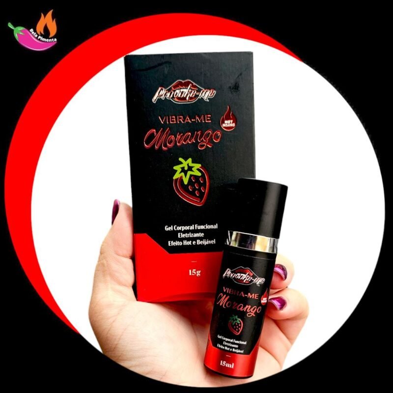 Gel Eletrizante Beijavel Vibra Me Morango Esquenta Insano 15g