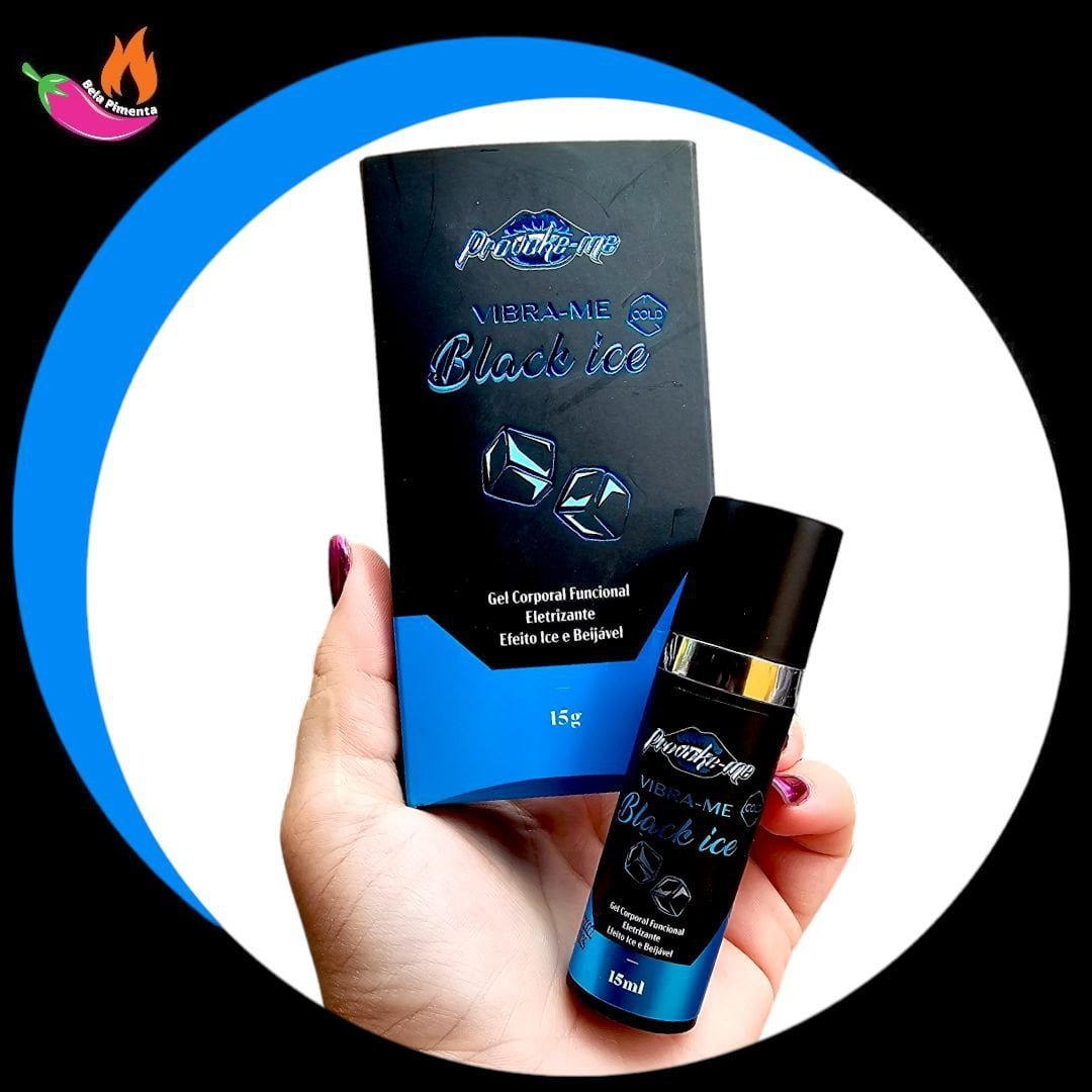 Gel Eletrizante Beijavel Vibra Me Black Ice Cold 15g