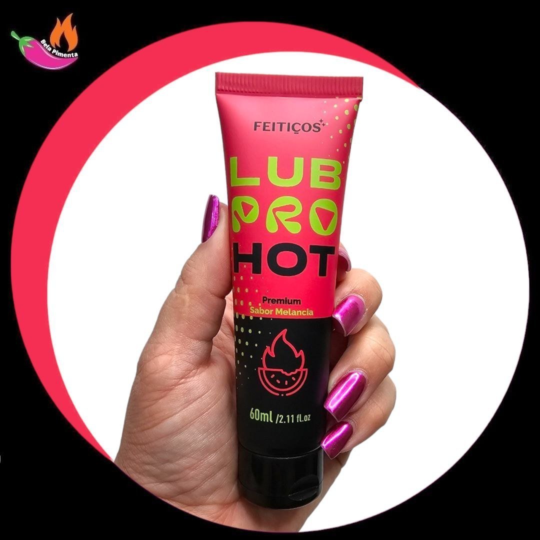 Lubrificante Lub Pro Hot Esquenta Melancia 60g - Imagem 2