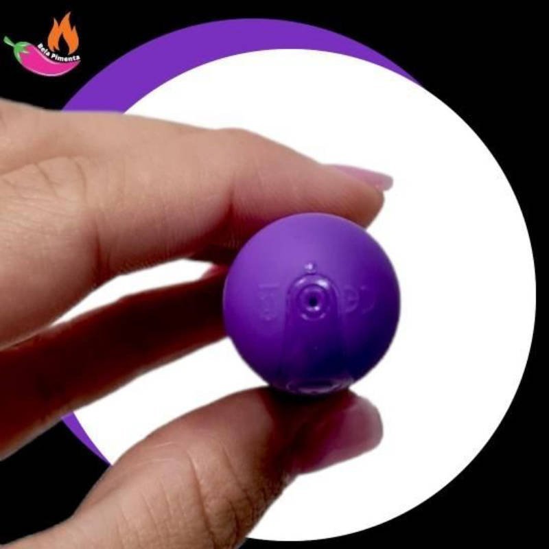 Vibrador Bullet Color Roxo Abs 10 Vibrações - Imagem 3