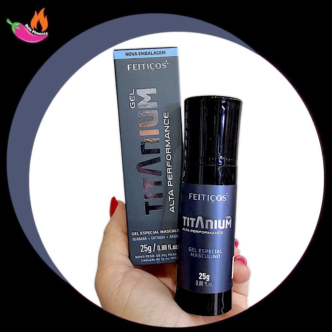 Titanium Gel Potencializa a Performance Masculina 30g