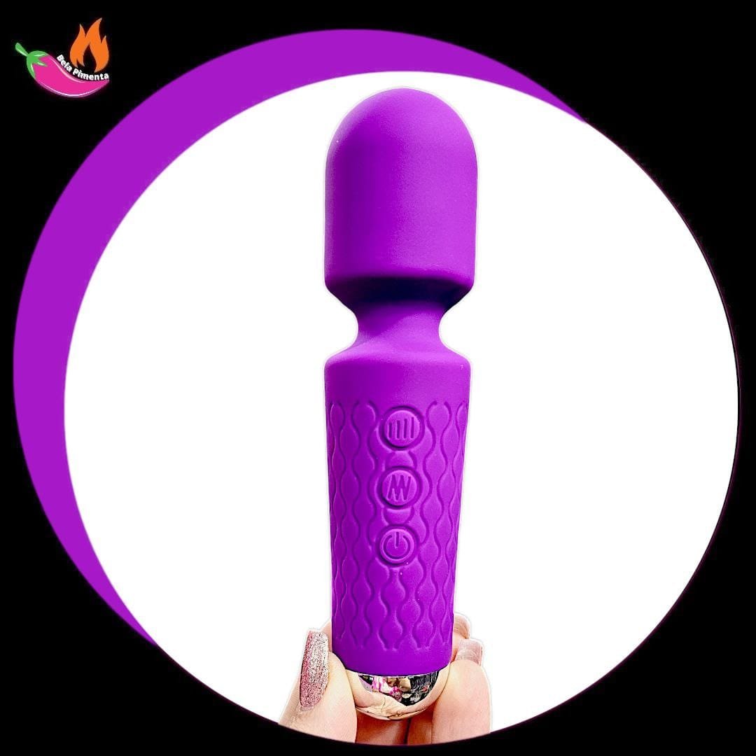 Vibrador Varinha Magica Mini Toy Roxo