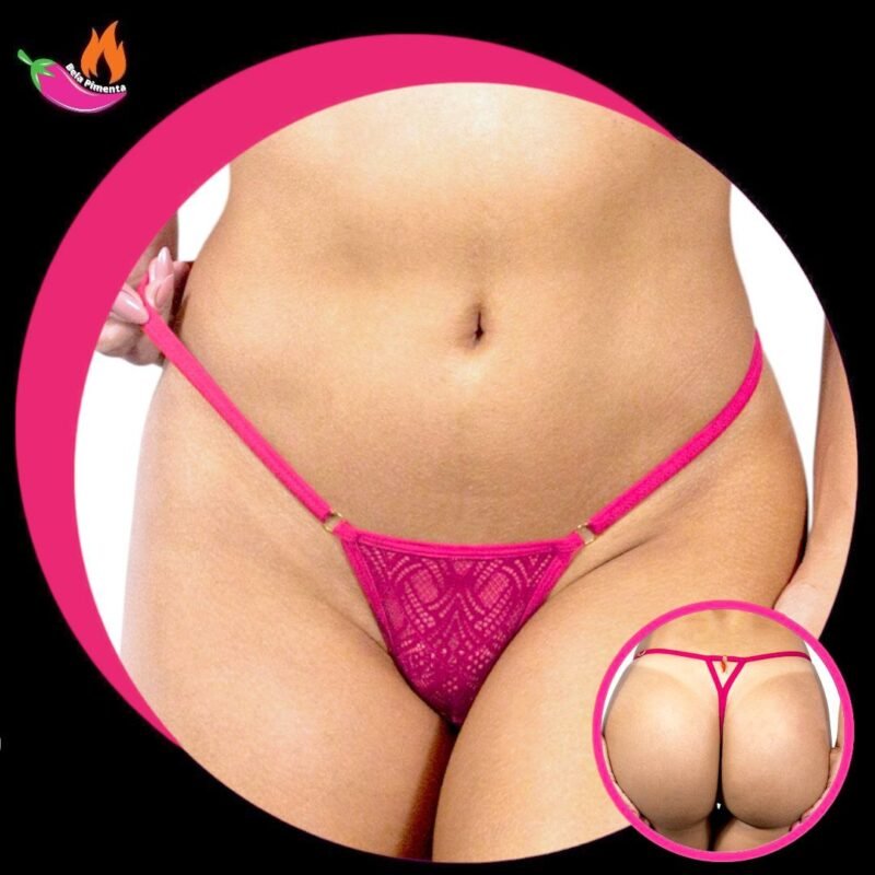 Calcinha Fio Pimentinha Pink