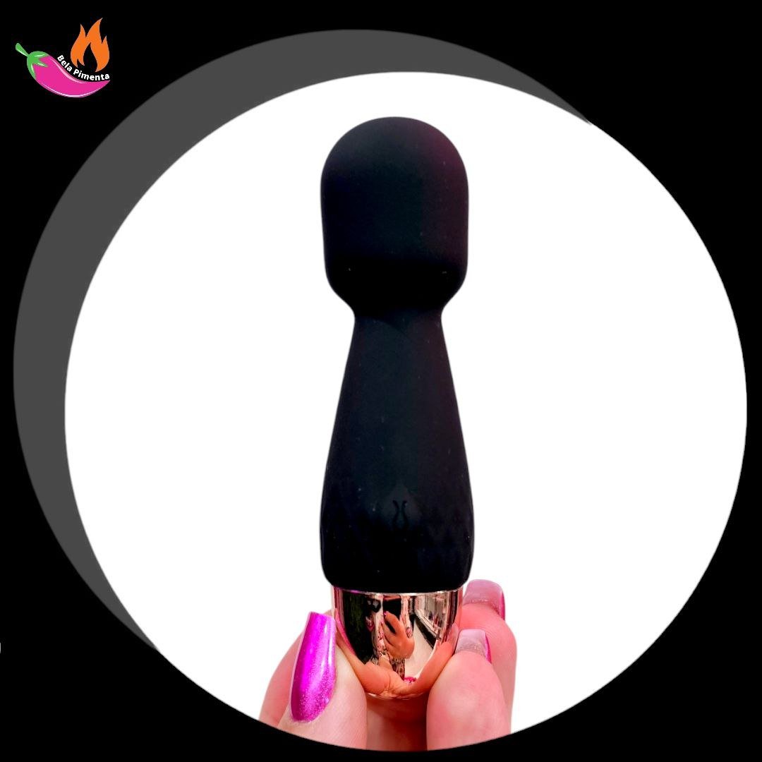 Vibrador Varinha Magica Mini Mandy Preto