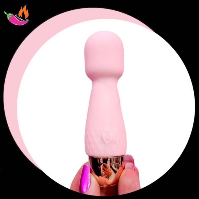 Vibrador Varinha Magica Mini Mandy Rosa