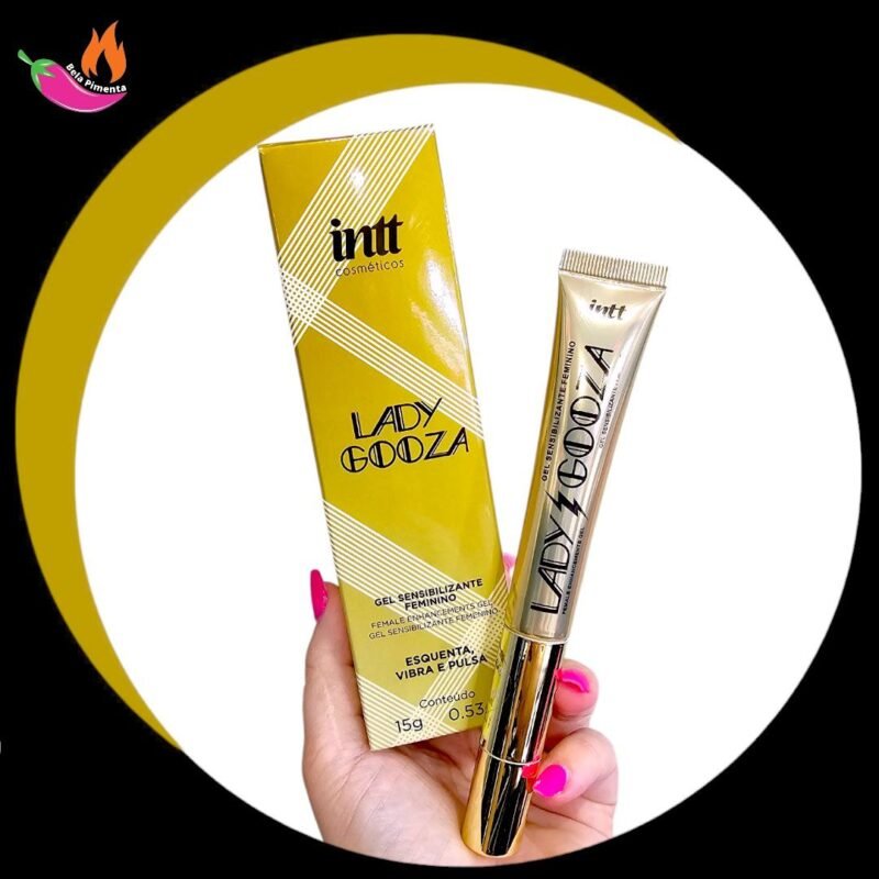 Lady Gooza Gel Excitante e Sensibilizante c/ Ponta Vibratoria