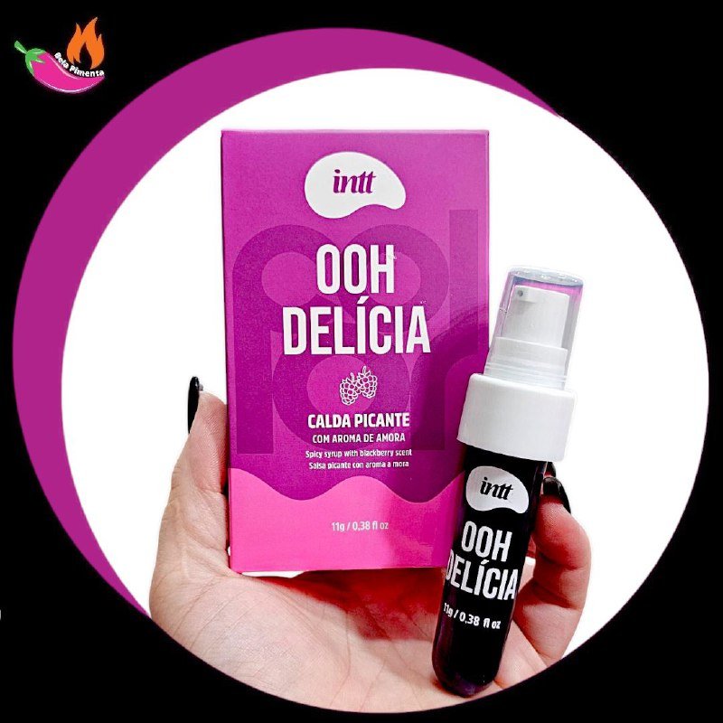 Gel Estimulante OOH Delícia Calda Picante sabor Amora 11g