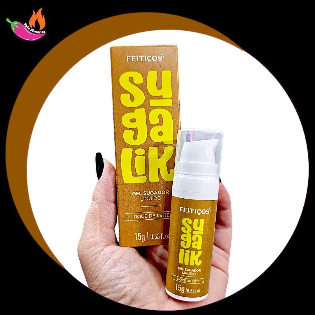Gel Vibrante e Sugador Líquido Sugalik Doce de Leite - 15g - (Edição Limitada)