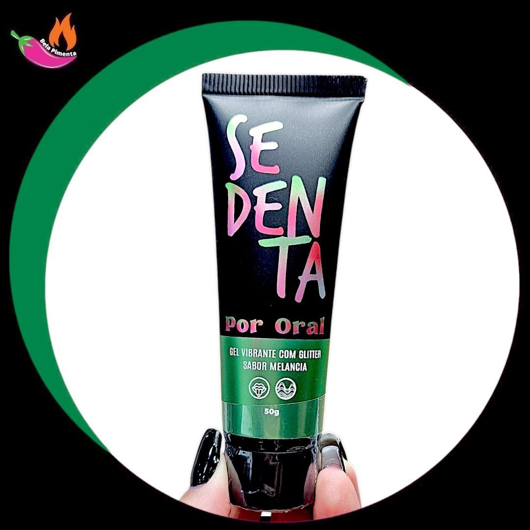 Gel Beijavel Sedenta por Oral Vibrante sabor Melancia 50g
