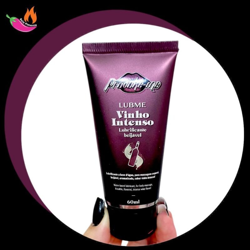 Lubrificante Beijavel Lubme Esquenta Vinho com Leite Condensado 60ml