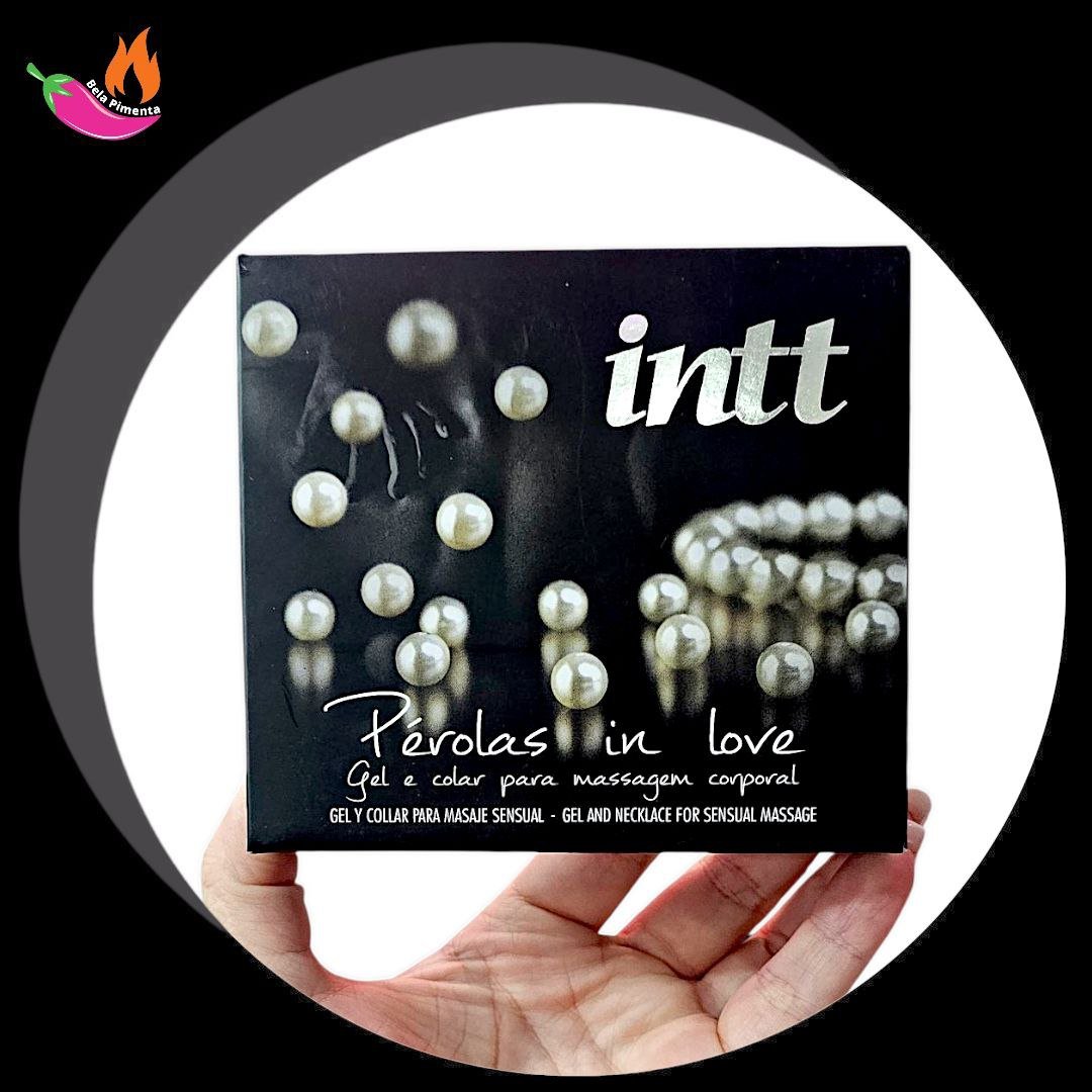 Kit Pérolas In Love com Colar de Pérolas e Lubrificante Siliconado 17ml