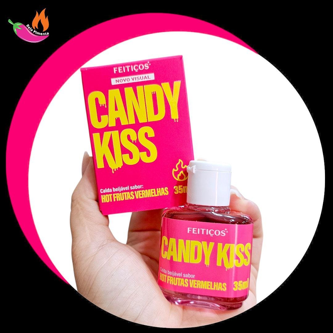 Gel Beijavel Esquenta Candy Kiss Hot Frutas Vermelhas 35ml