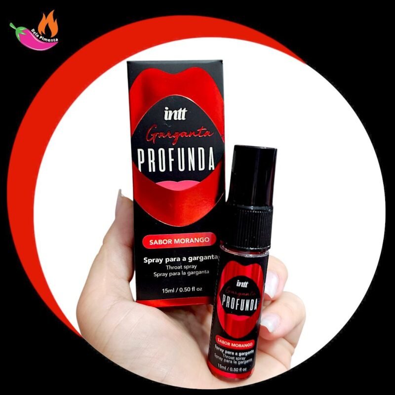 Dessensibilizante Oral Garganta Profunda Morango Spray 15ml