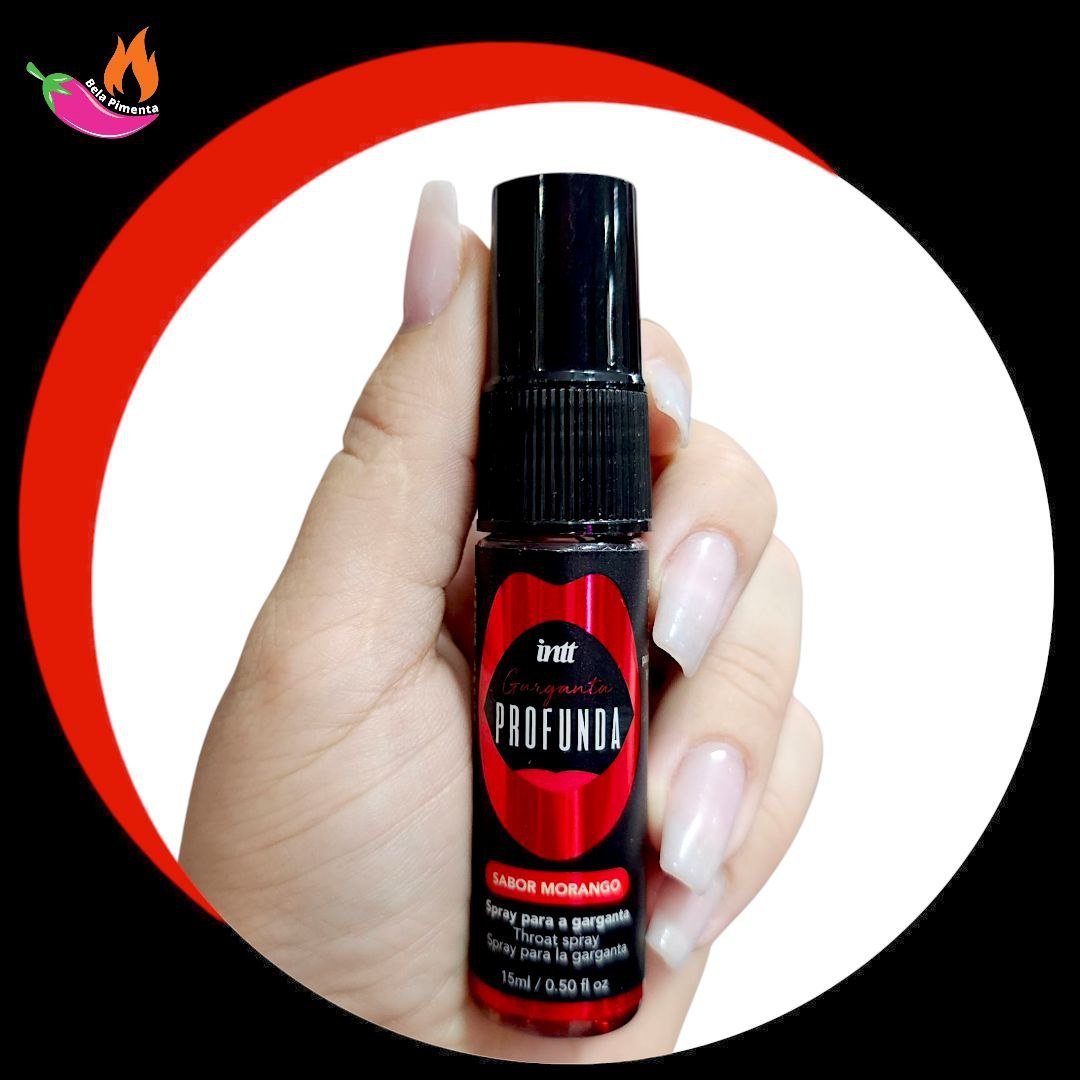 Dessensibilizante Oral Garganta Profunda Morango Spray 15ml - Imagem 2