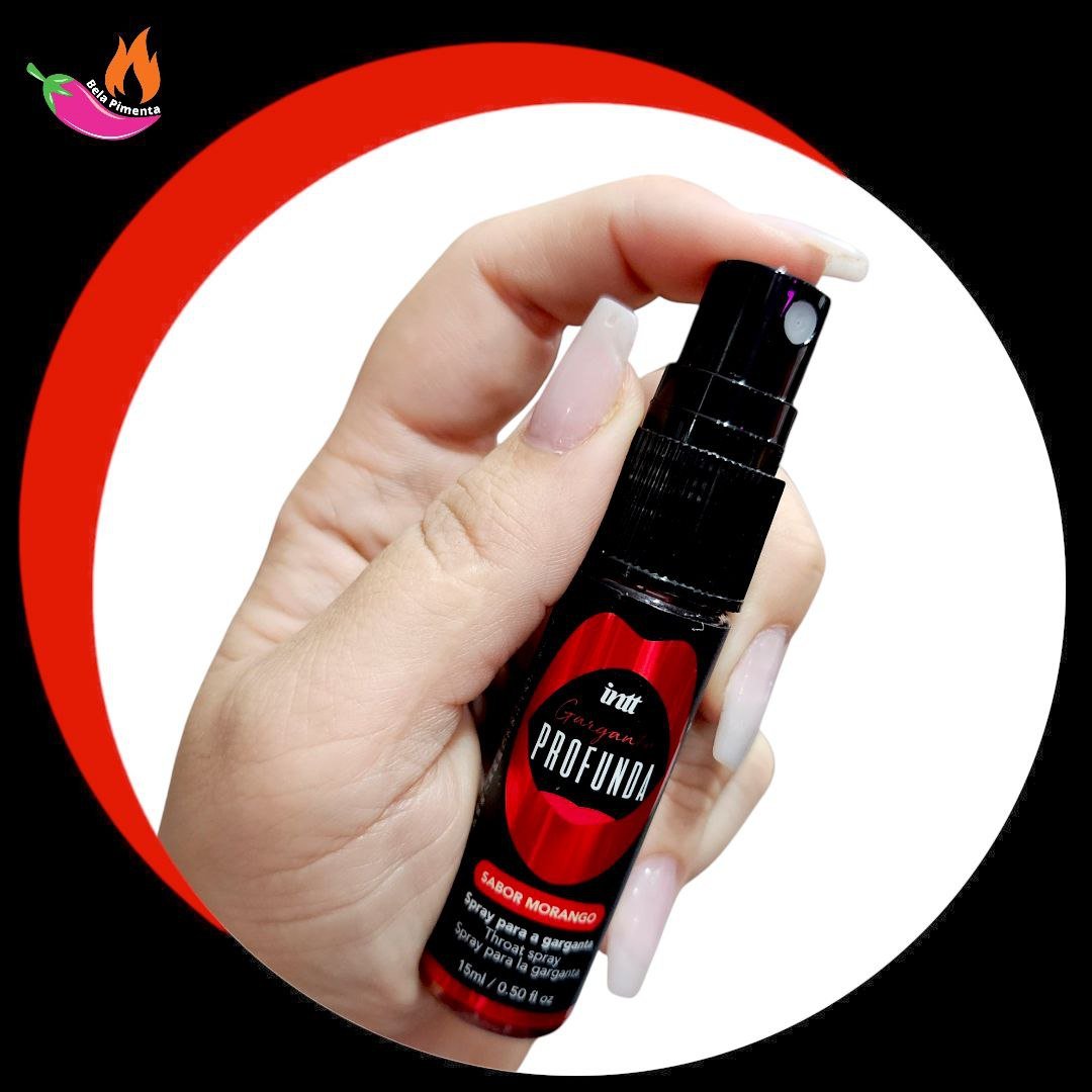 Dessensibilizante Oral Garganta Profunda Morango Spray 15ml - Imagem 3