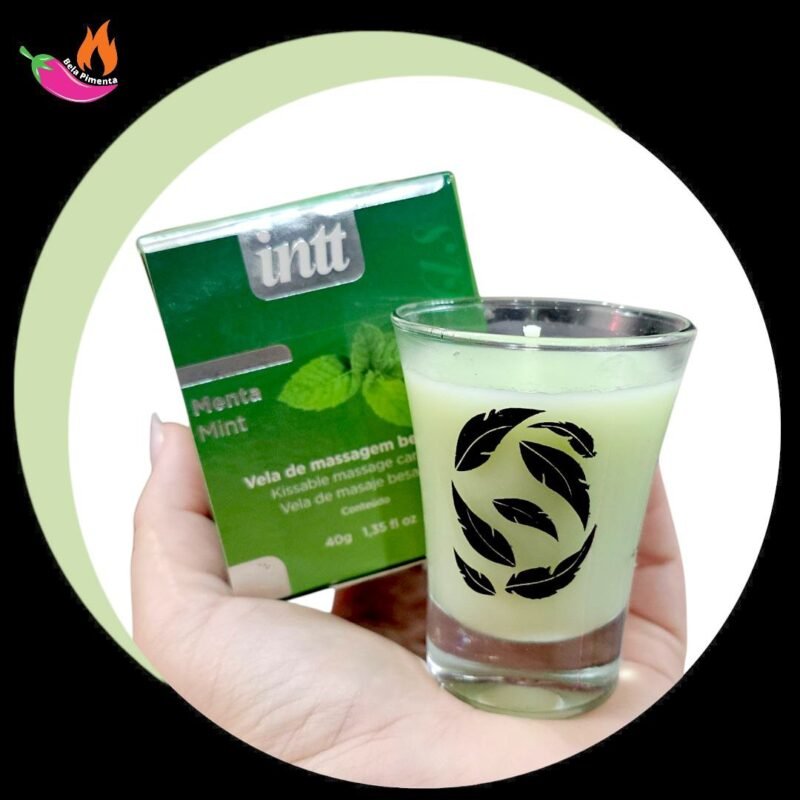 Vela de Massagem Beijável de Menta Intt 40g