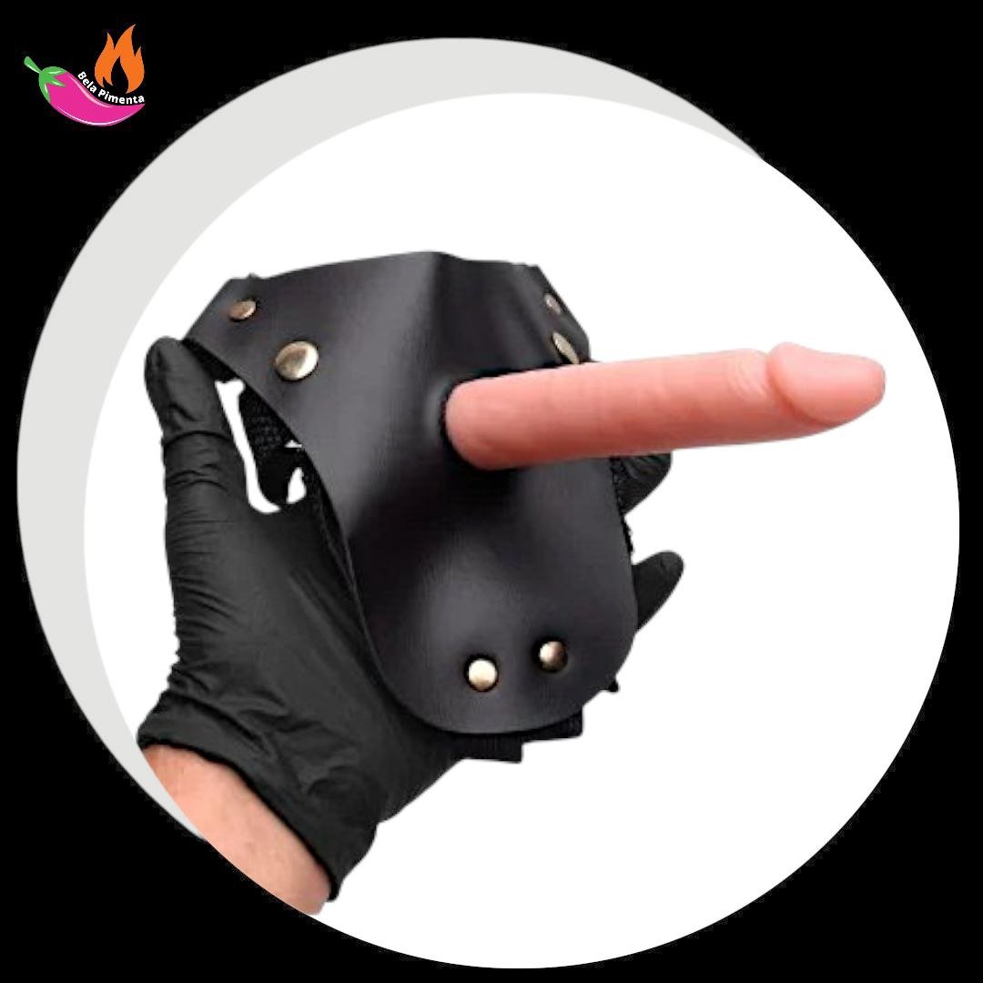 Cinta Peniana com Pênis Realístico 13x2,3 cm Bege - Imagem 2