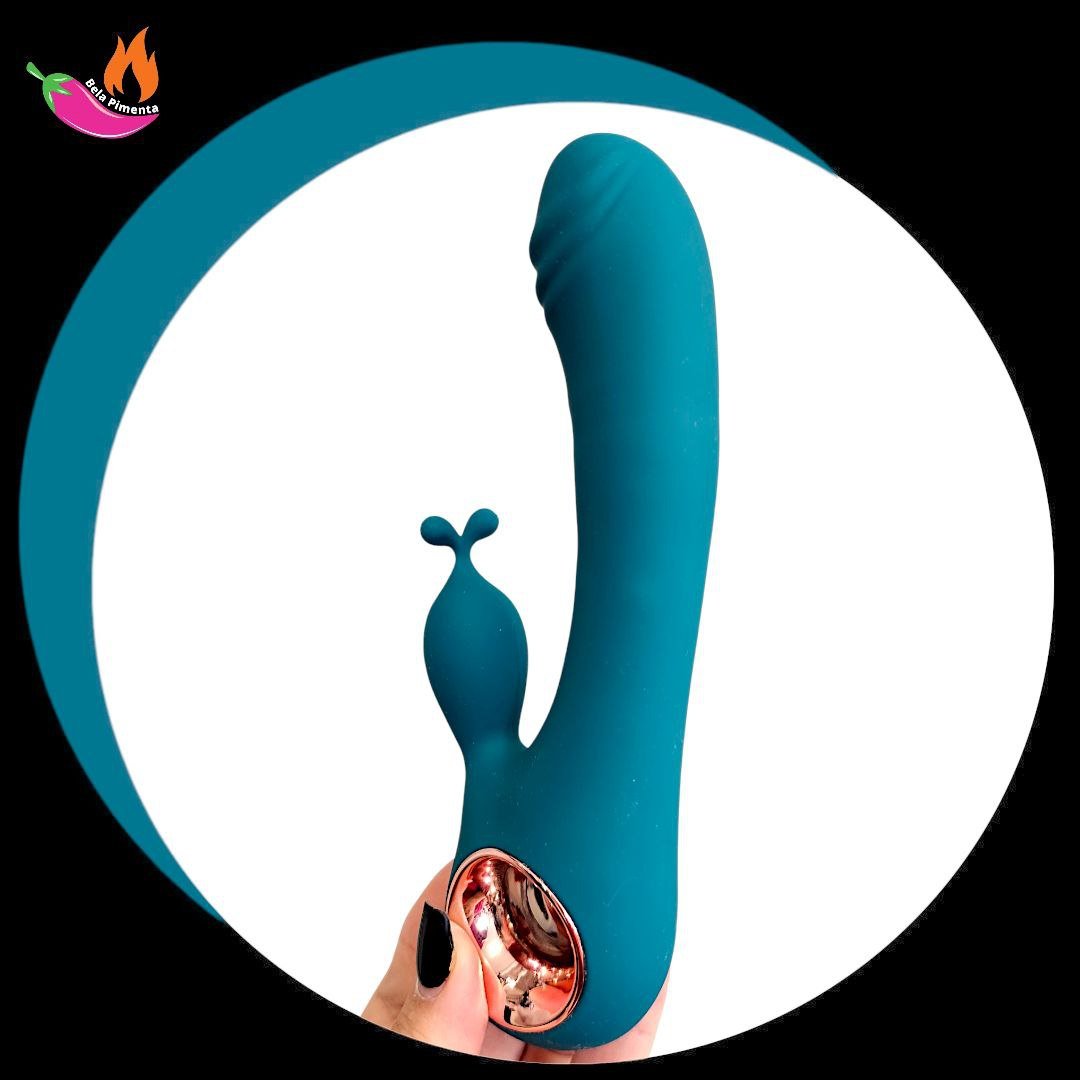 Vibrador Rabbit Ponto G Lilico Verde - Imagem 4