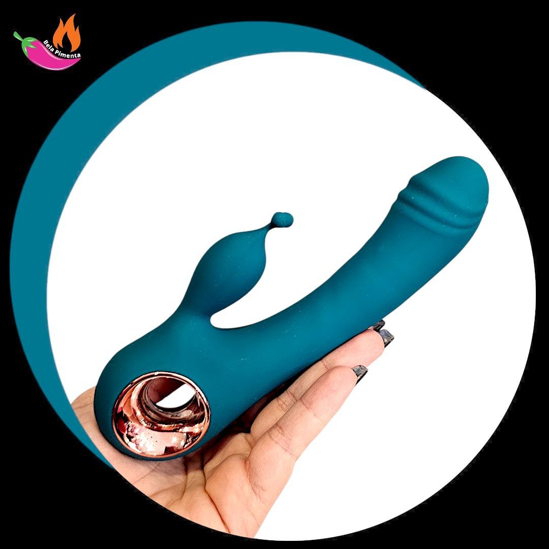 Vibrador Rabbit Ponto G Lilico Verde - Imagem 2