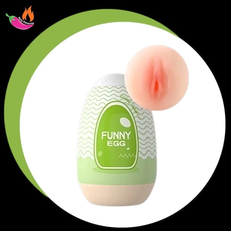 Masturbador Egg Funny Cyberskin Vagina - Verde