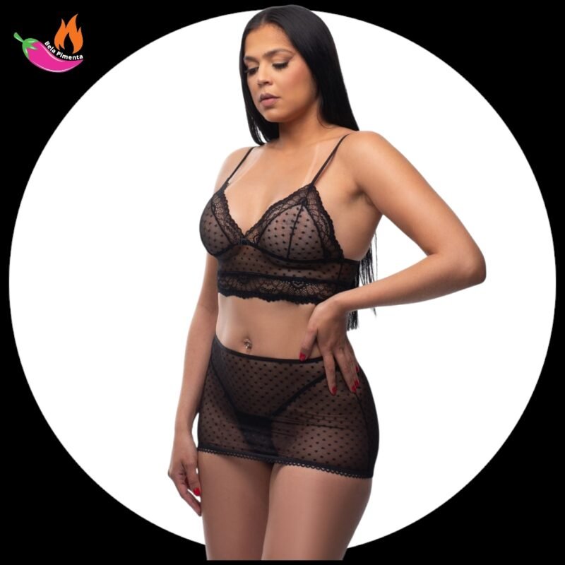Conjunto Jade Preto - G