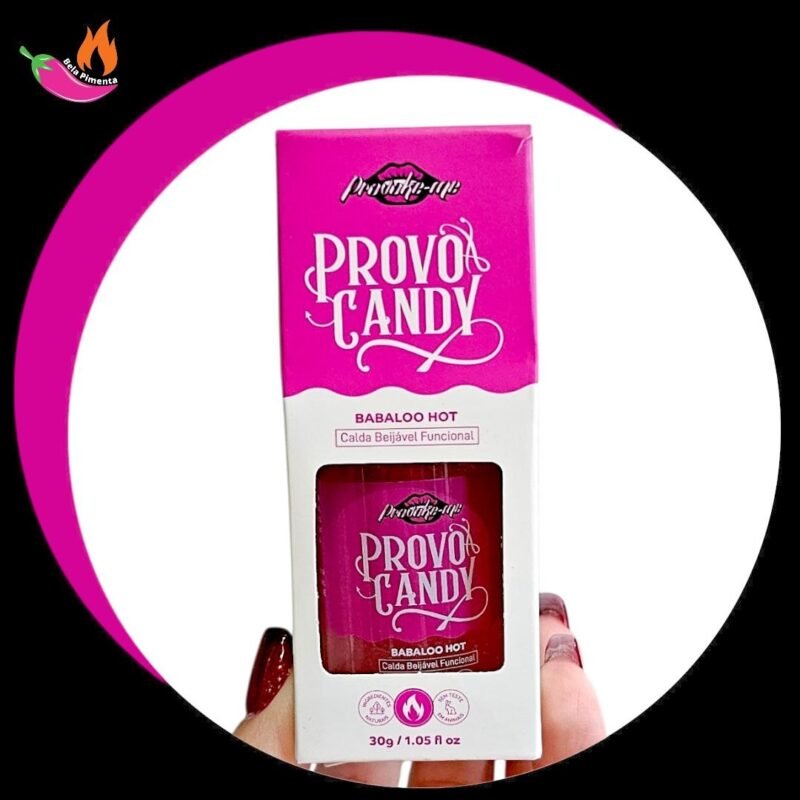 Gel Beijavel Calda Esquenta Provo Candy Babaloo Chiclete Hot 30g
