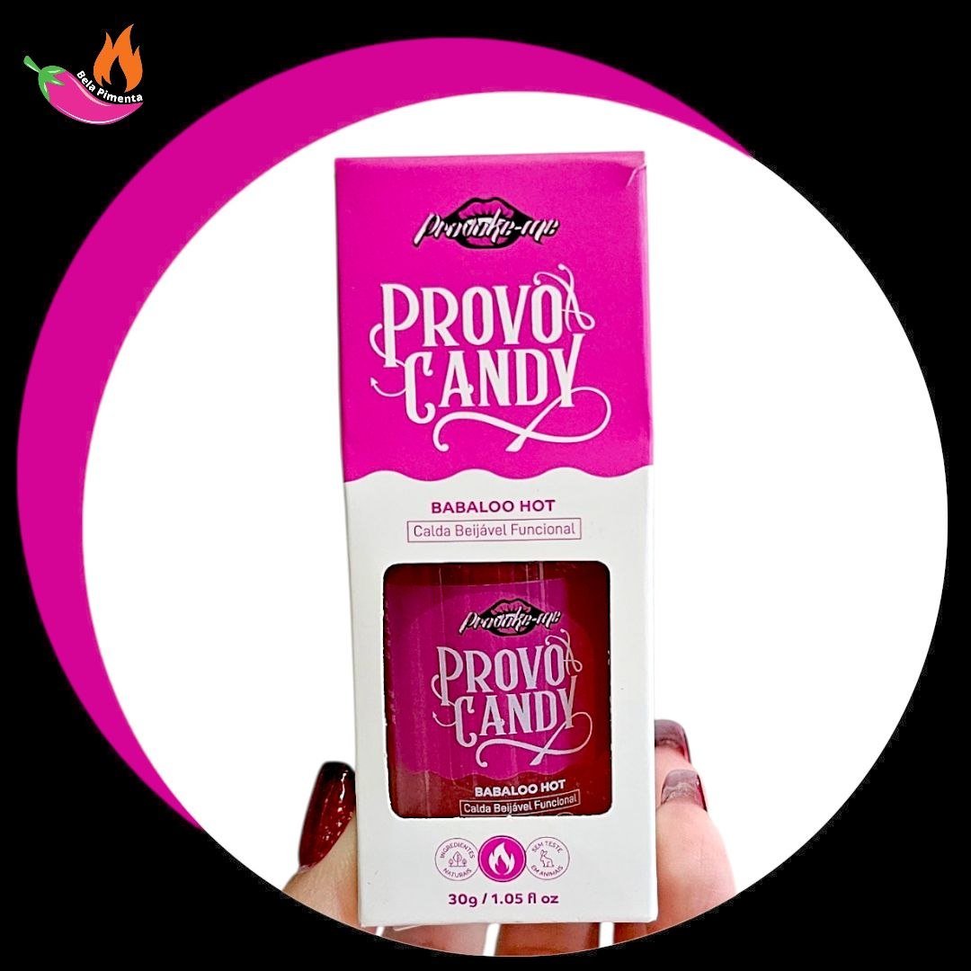 Gel Beijavel Calda Esquenta Provo Candy Babaloo Chiclete Hot 30g
