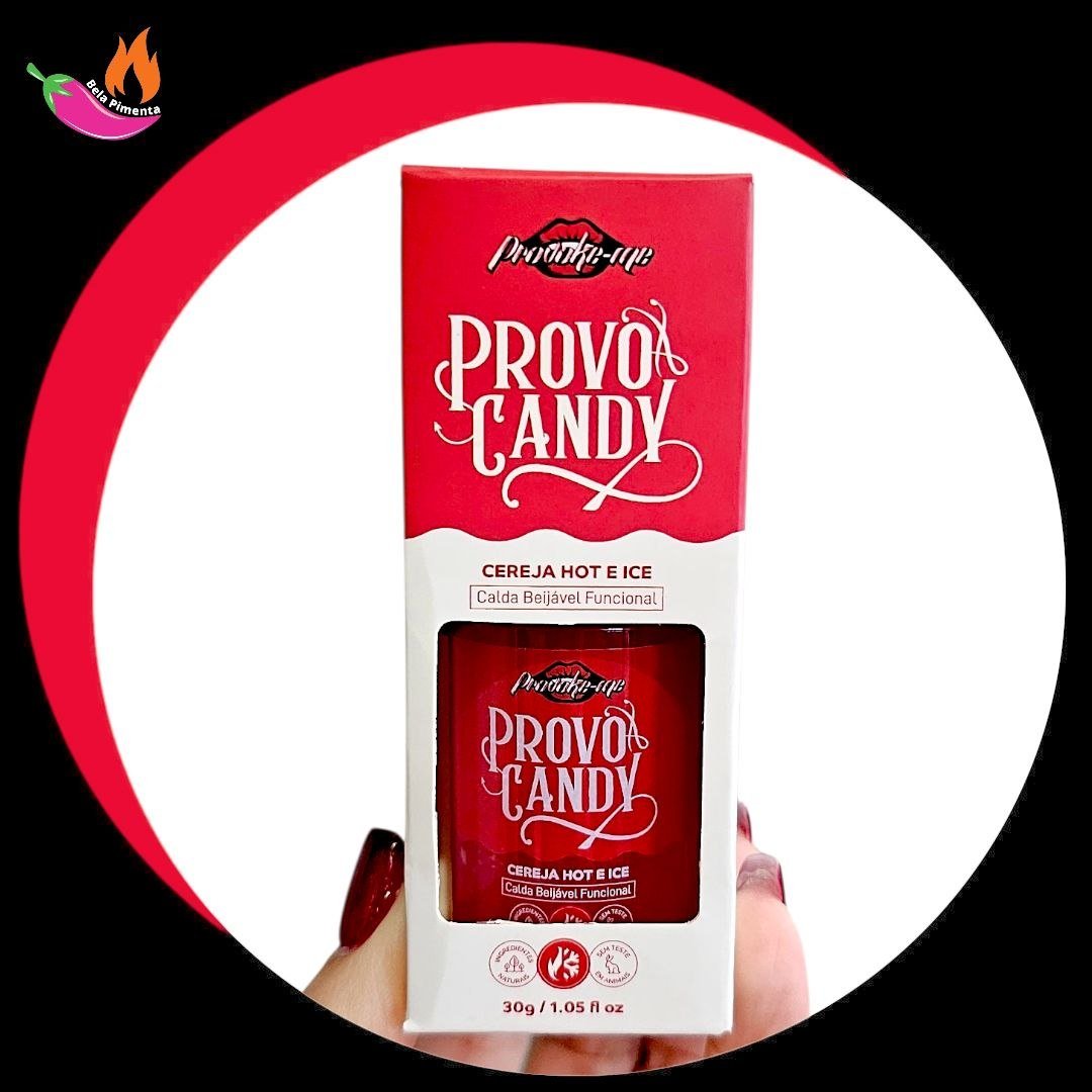 Gel Beijavel Calda Esquenta e Esfria Provo Candy Cereja 30g