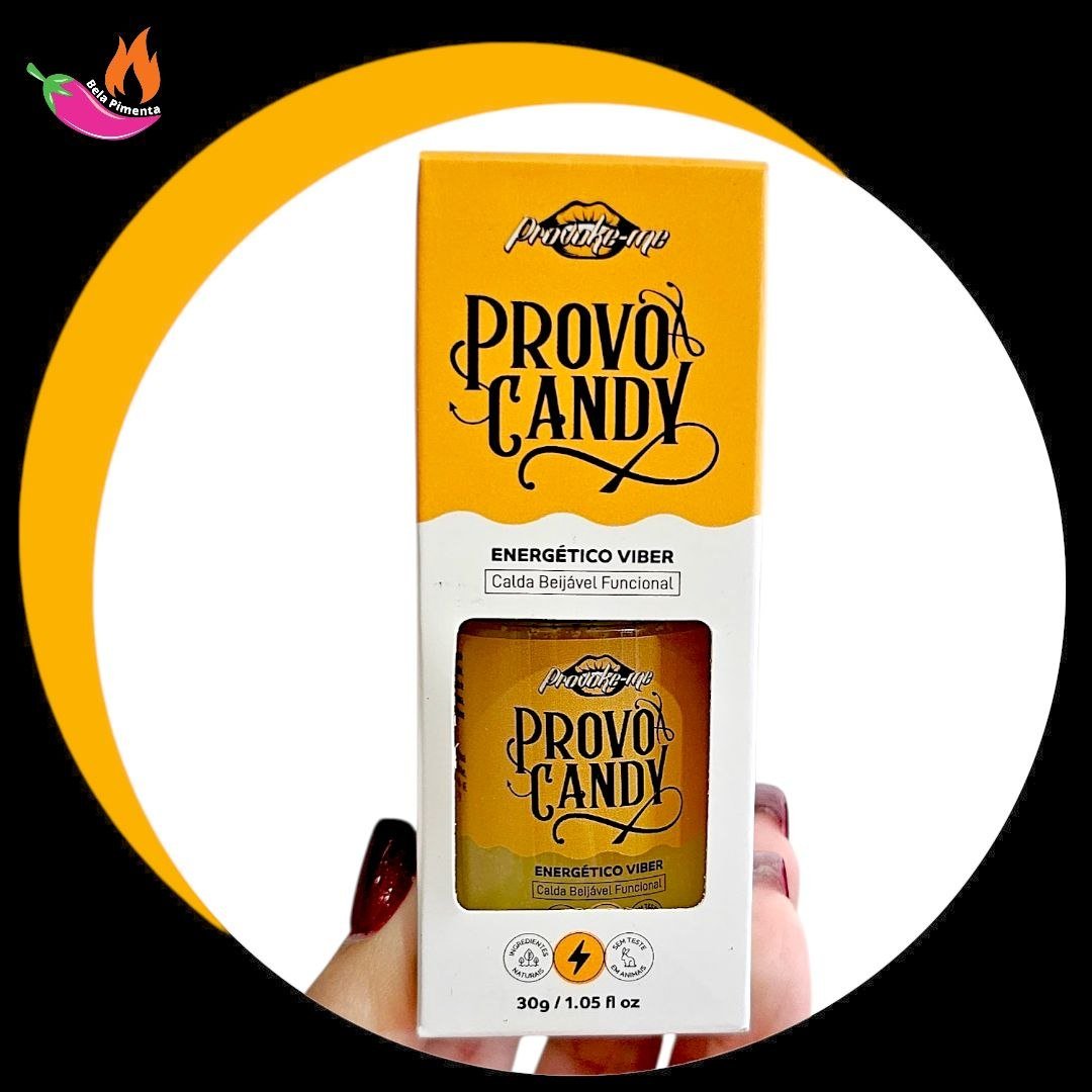 Gel Beijavel Calda Refrescante Provo Candy Energético Viber 30g