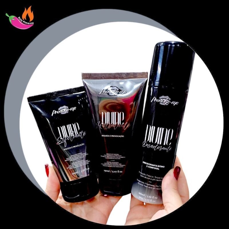 Kit Afrodisíaco Divine 3 Itens - Promocional