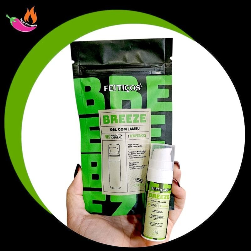 Gel Vibrante Beijavel Breeze com Jambu e Terpenos - 15g