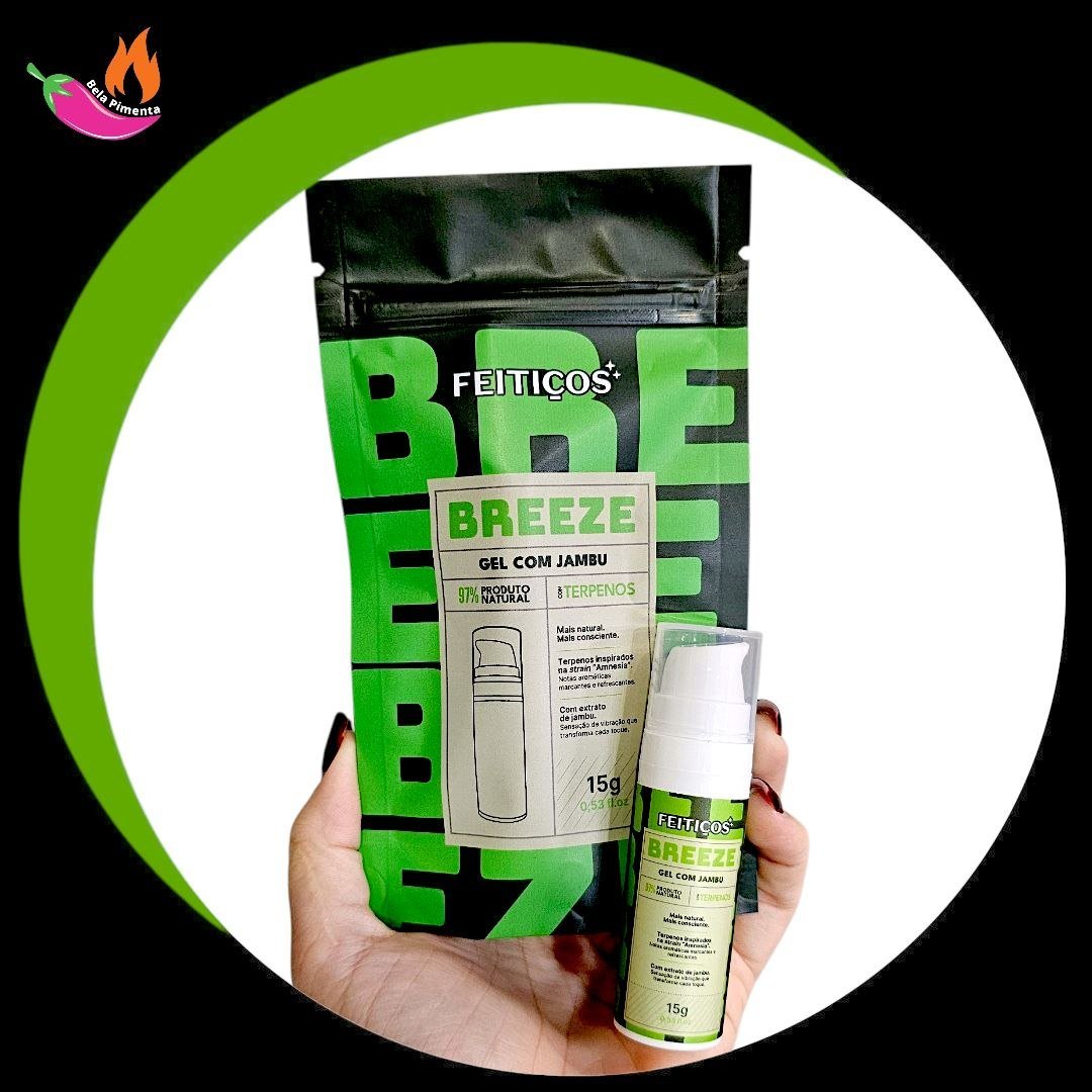 Gel Vibrante Beijavel Breeze com Jambu e Terpenos - 15g