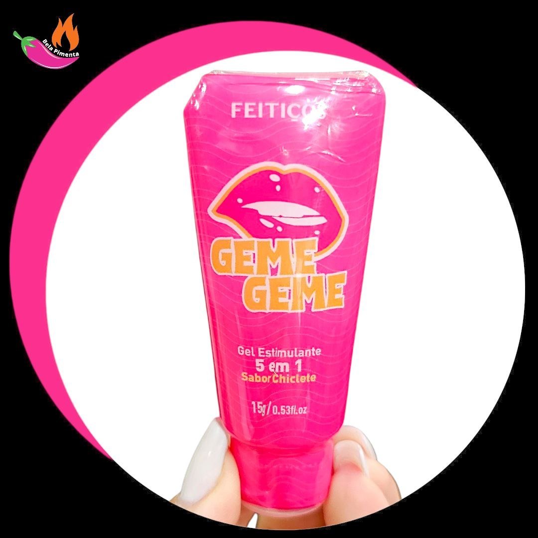 Gel Excitante Beijavel Geme Geme Chiclete