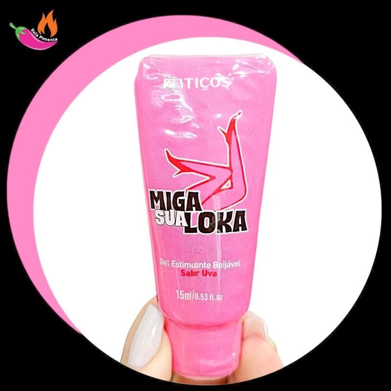 Gel Estimulante Beijavel Miga sua Loka Uva 15ml