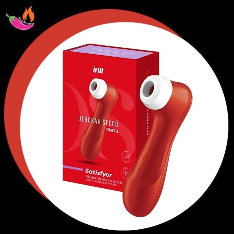 VIbrador Sugador Satisfyer Pro 2 Deborah Secco Vermelho