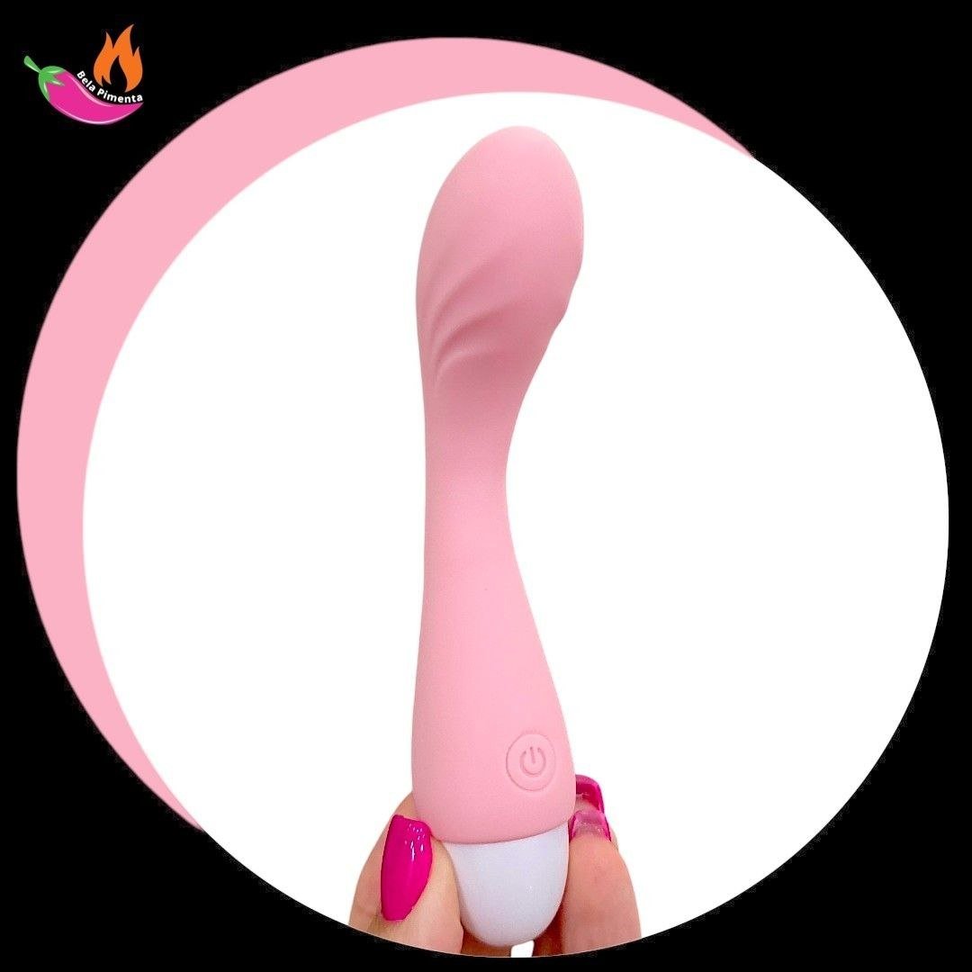 Vibrador Ponto G Lilo Rosa - 10 Vibraçoes - Recarregavel