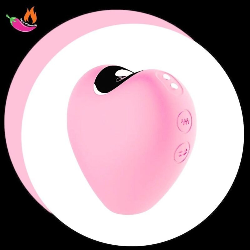 Vibrador Sugador Lovezinho Coracao Rosa
