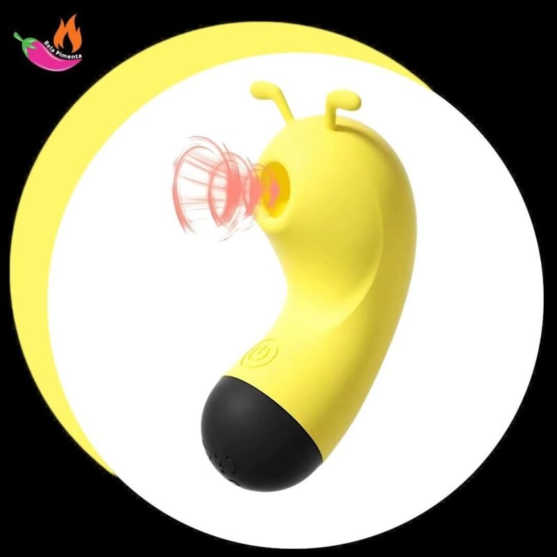 Vibrador Sugador Abelhinha Amarela Plus