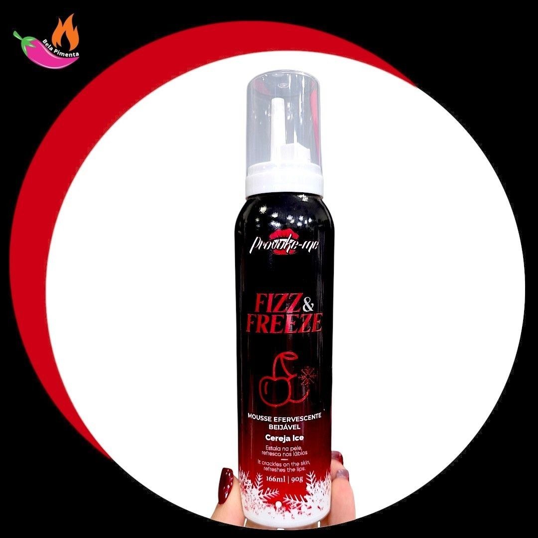 Mousse Beijavel Fizz e Freeze Cereja Ice