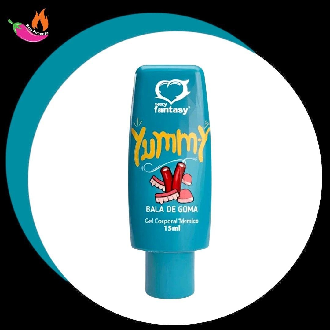 Gel Beijavel Esquenta Yummy Bala de Goma Finny 15ml