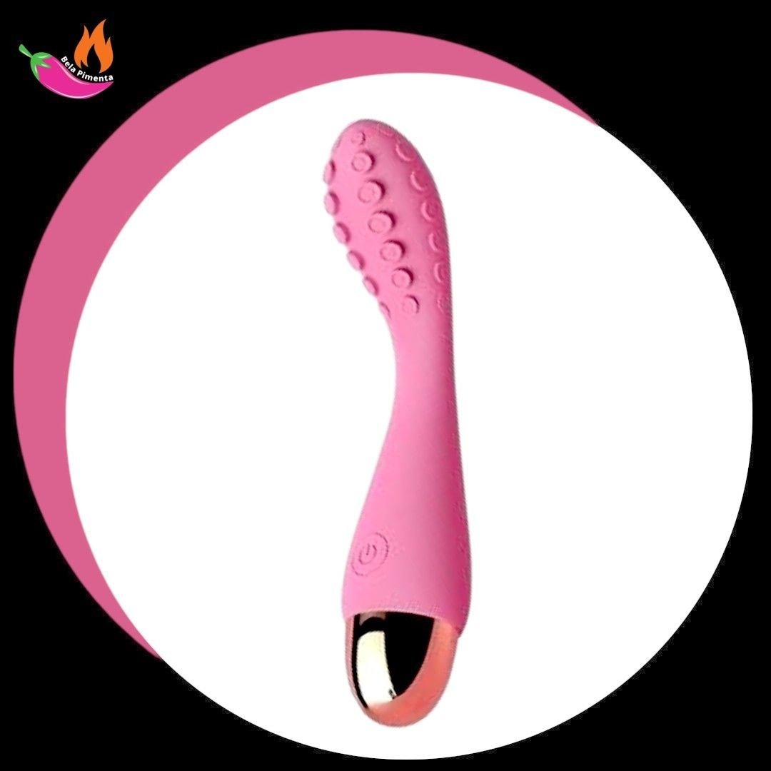 Vibrador Ponto G Molusco Rosa - 10 Vibraçoes - Recarregavel