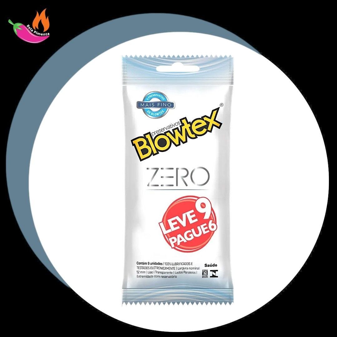 Camisinha Preservativo Blowtex Zero Leve 9 Pague 6